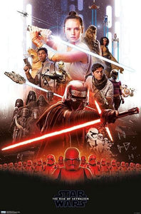 Star Wars, Rise of the Skywalker, Movie Poster, Science Fiction, Poster, Rolled