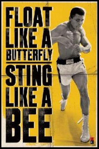 Muhammad Ali Float Like a Butterfly Sting Like A Bee