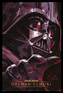 Obi-Wan Kenobi - Vader Poster - Black