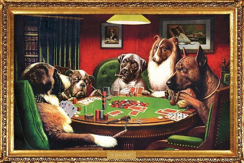 Dogs Playing Poker