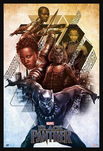 Black Panther Art Poster - Mall Art Store